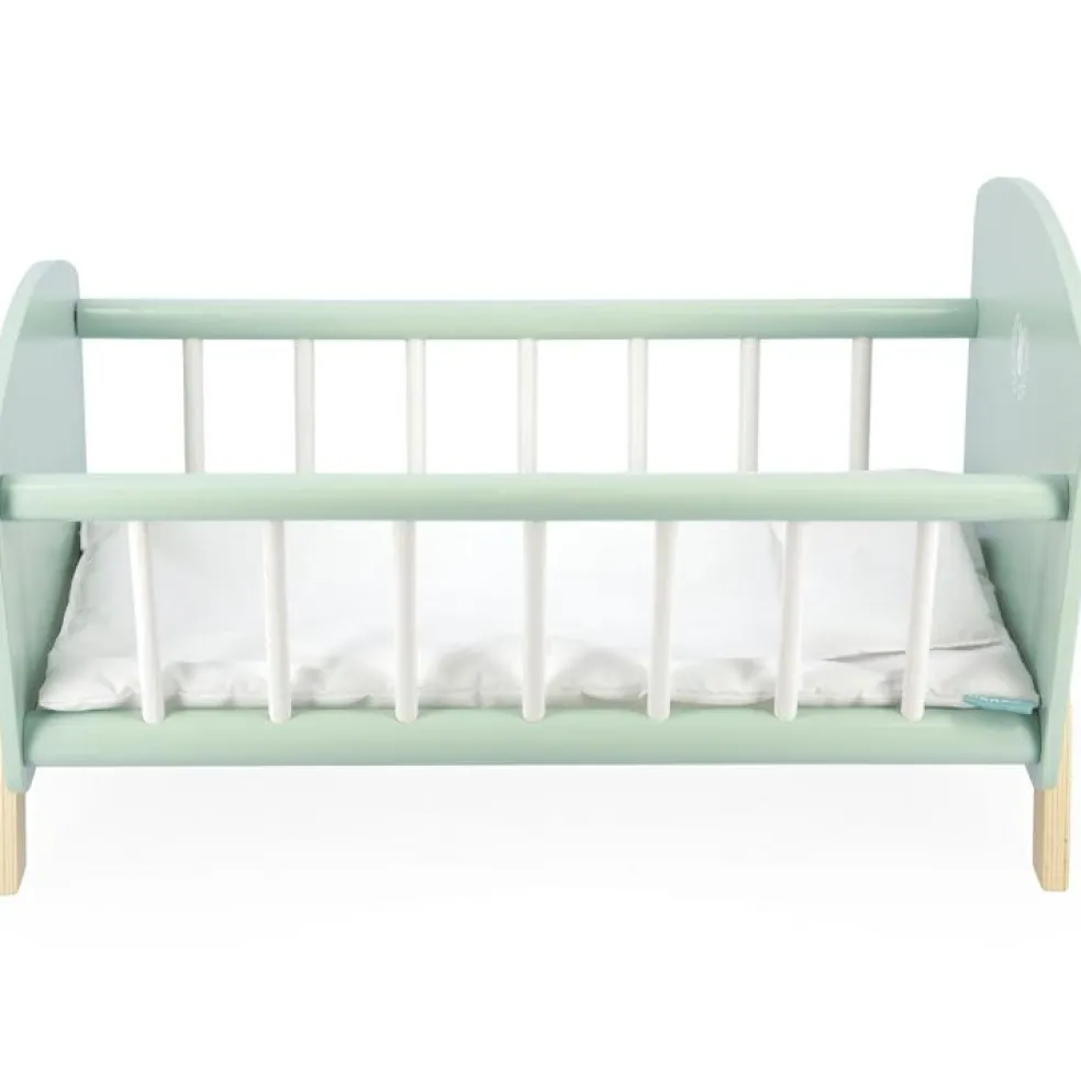 Lit en bois Zen pour poupée