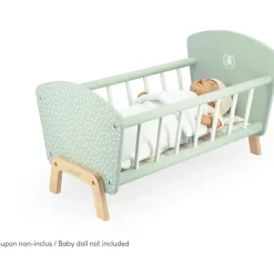 Lit en bois Zen pour poupée