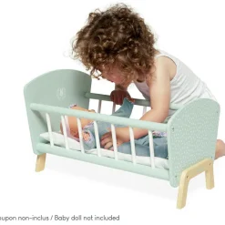 Lit en bois Zen pour poupée