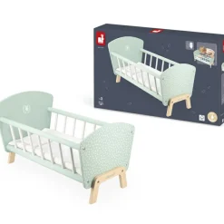 Lit en bois Zen pour poupée