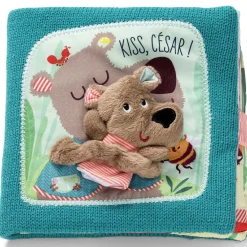 Livre bébé câlin interactif César