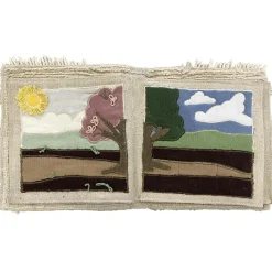 Livre bébé en coton Cool kids eat healthy x Oli & Carol (30 x 27 cm)