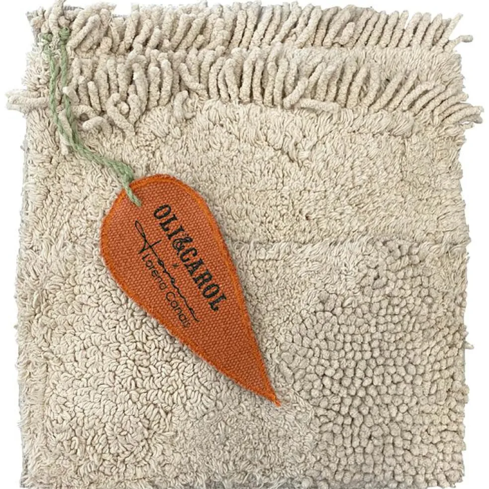 Livre bébé en coton Cool kids eat healthy x Oli & Carol (30 x 27 cm)