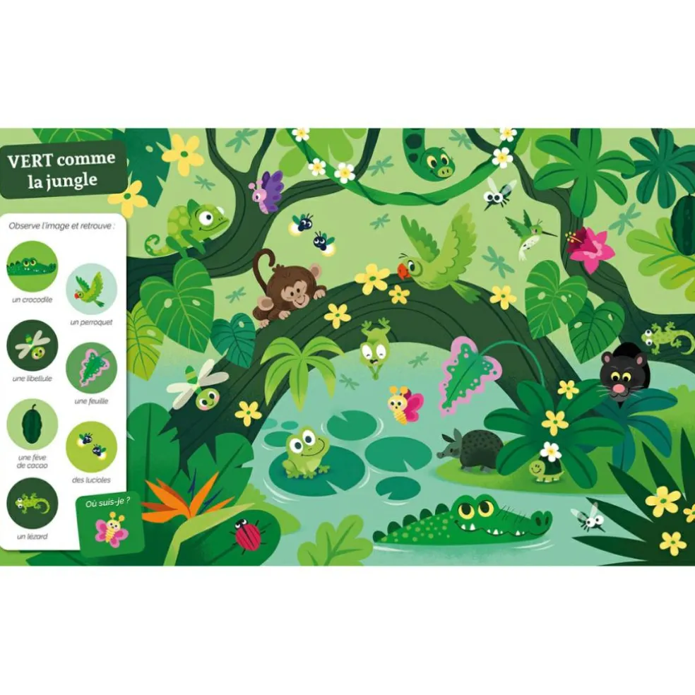 Livre Cherche et trouve - Les couleurs