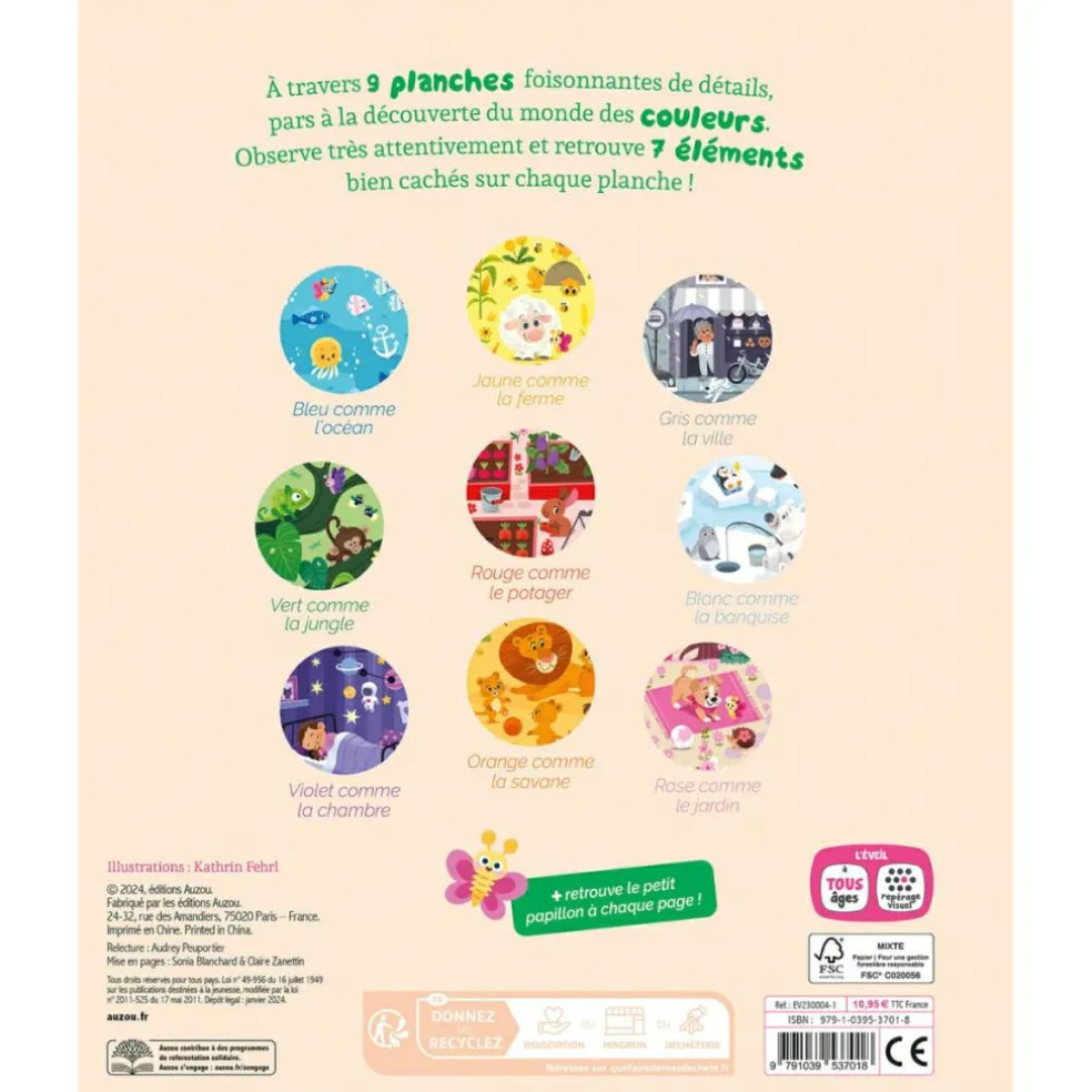 Livre Cherche et trouve - Les couleurs