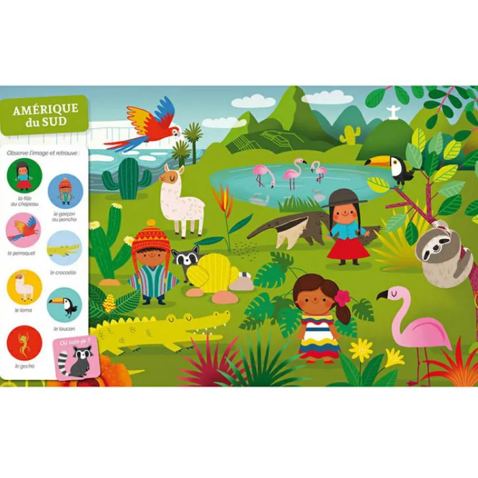 Livre Cherche et trouve des tout-petits - Autour du monde