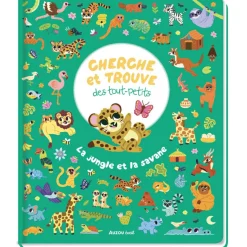 Livre Cherche et trouve des tout-petits - La jungle et la savane