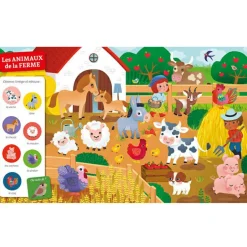 Livre Cherche et trouve des tout-petits - Chez les animaux