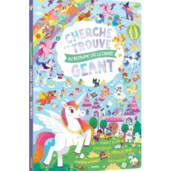 Livre Cherche et trouve géant Au royaume des licornes