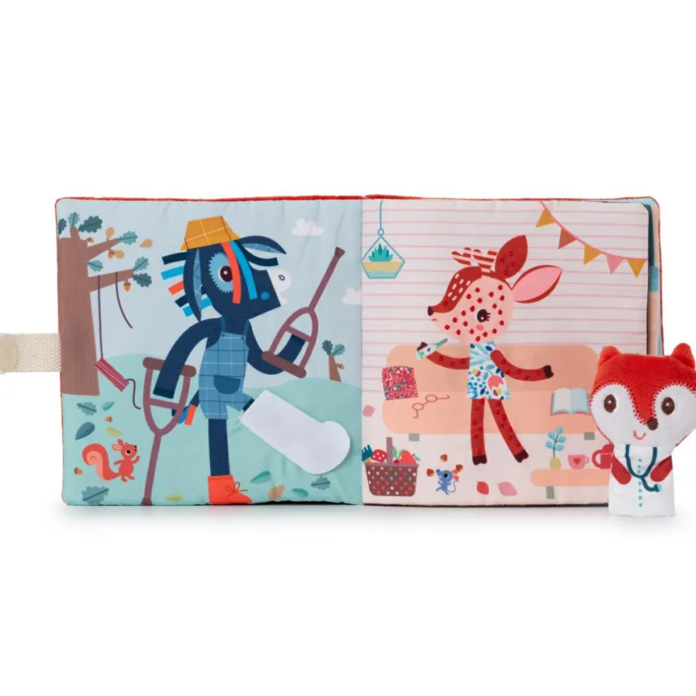 Livre d'activités en tissu Alice docteur