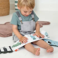 Livre d'éveil bébé Croco vert