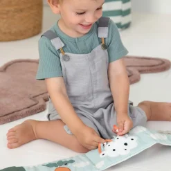 Livre d'éveil bébé Croco vert