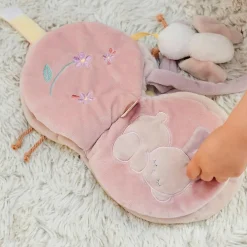 Livre d'éveil en tissu Alice et Pomme