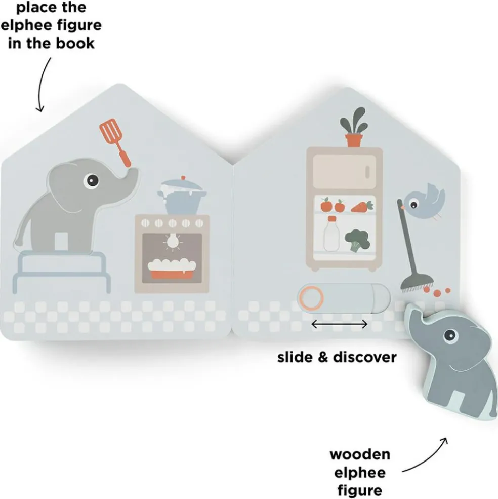 Livre d'éveil la maison d'Elphee Deer friends