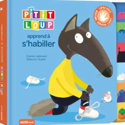 Livre Je decouvre avec P'tit Loup P'tit Loup apprend à s'habiller