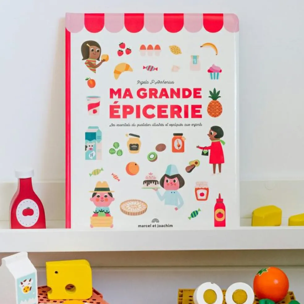 Livre Ma grande épicerie : les essentiels du quotidien illustrés et expliqués aux enfants