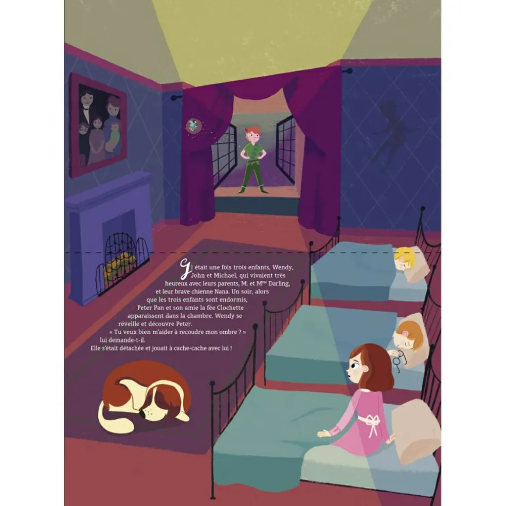 Livre projecteur - la fabuleuse histoire de Peter Pan