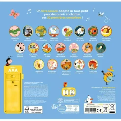 Livre sonore Mes toutes premières comptines