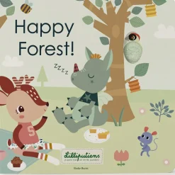 Livre tactile et sonore Happy Forest