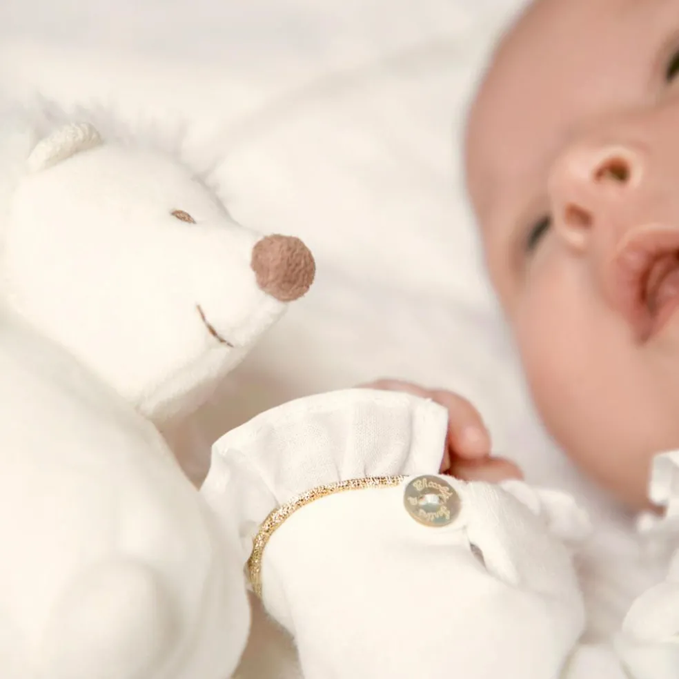 Léon le hérisson musical écru (25cm)