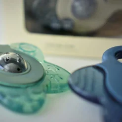 Lot de 2 anneaux de dentition étoile bleu