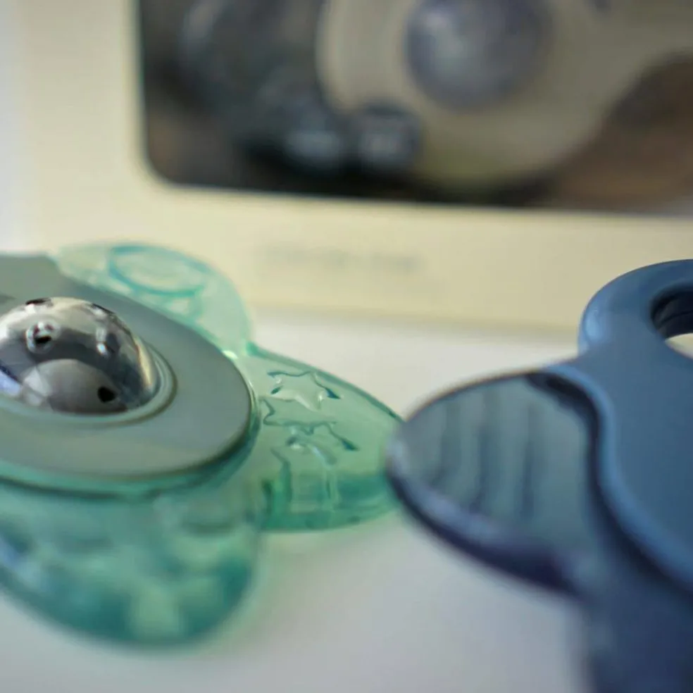 Lot de 2 anneaux de dentition étoile bleu