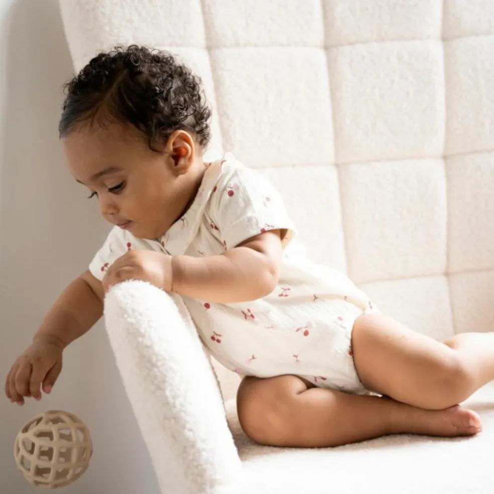 Lot de 2 balles de préhension Vieux Rose-Warm Linen