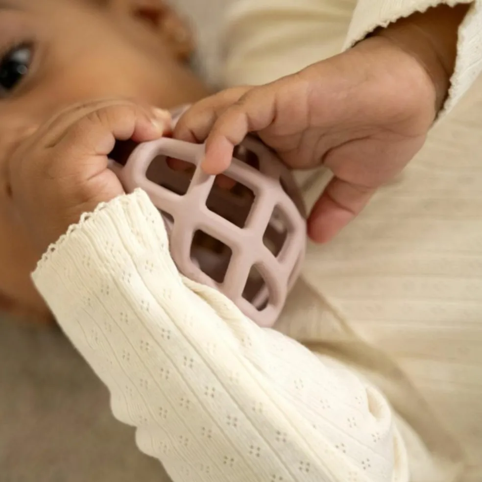 Lot de 2 balles de préhension Vieux Rose-Warm Linen