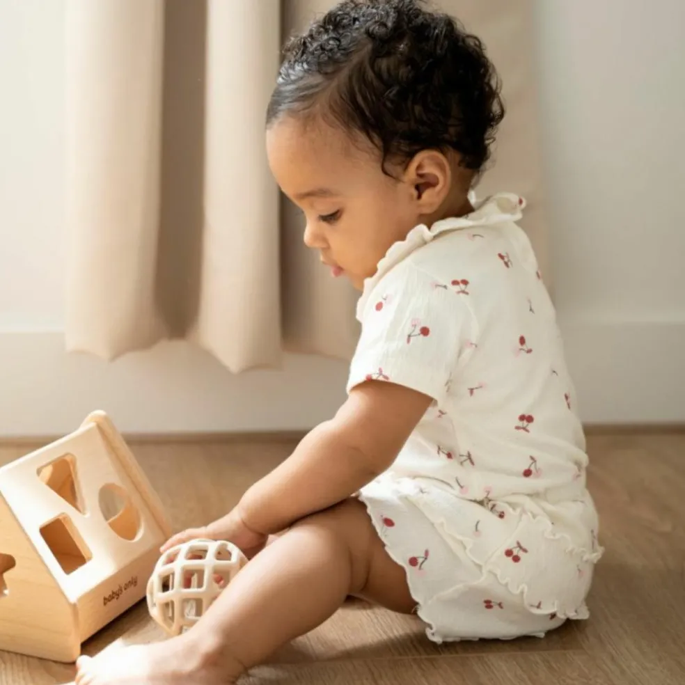 Lot de 2 balles de préhension Vieux Rose-Warm Linen