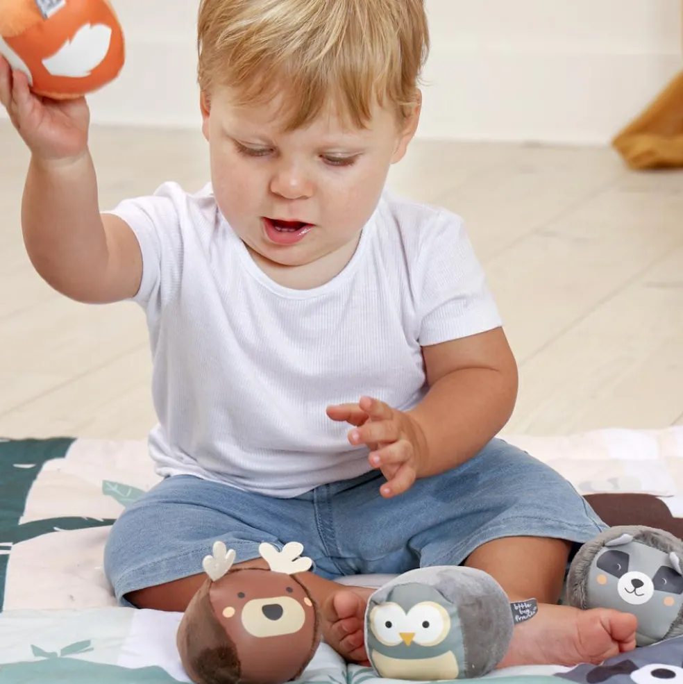 Lot de 4 balles doudous Forêt Doodballs