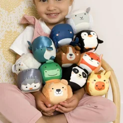 Lot de 4 balles doudous Océan Doodballs