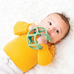 Lot de 2 balles encastrables en silicone vertes