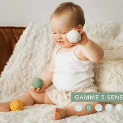 Lot de 3 balles musicales Sophie la girafe - Ouïe