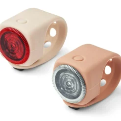 Lot de 2 éclairages de vélo Rolf Tuscany Rose-Apple