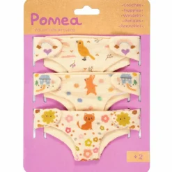 Lot de 3 couches pour poupée