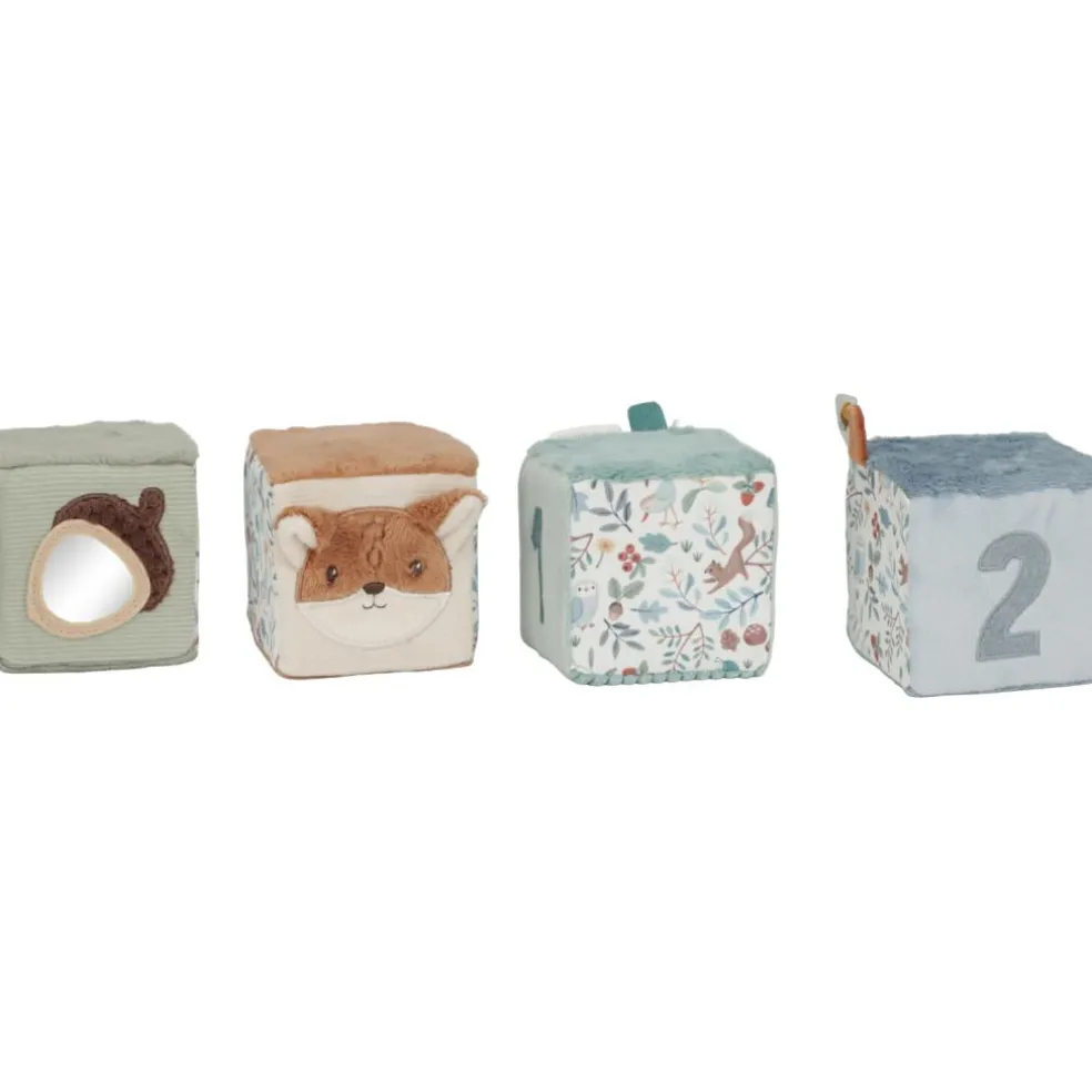 Lot de 4 cubes doux Forest Friends