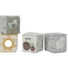 Lot de 4 cubes doux Little Farm