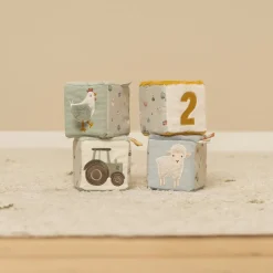 Lot de 4 cubes doux Little Farm