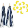 Lot de 2 décorations pour guidon vélo enfant Dark Blue Glitter