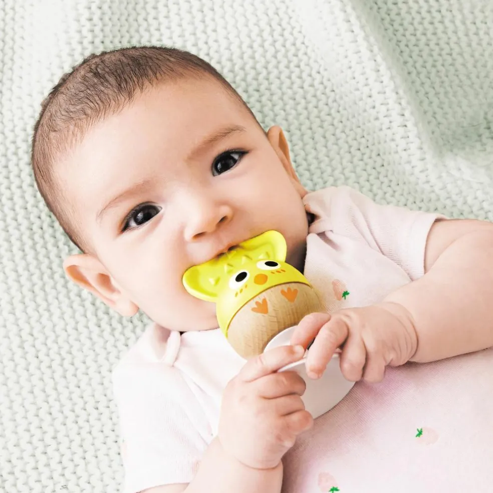 Lot de 3 hochets à ventouse Animaux