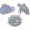 Lot de 3 jouets de plage Tortue et ses amis