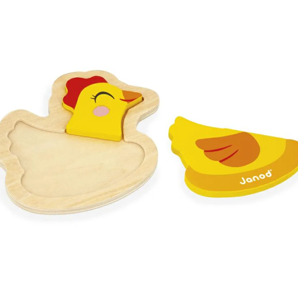 Lot de 4 puzzles évolutifs Ferme (14 pièces)