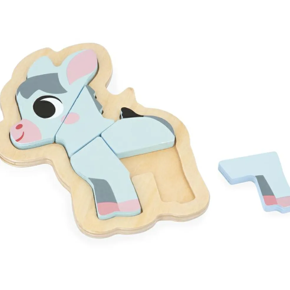 Lot de 4 puzzles évolutifs Ferme (14 pièces)