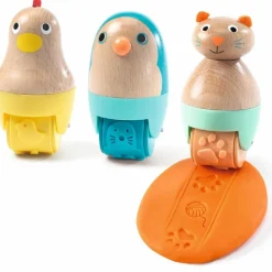 Lot de 3 tampons pour pâte à modeler Mapataroule