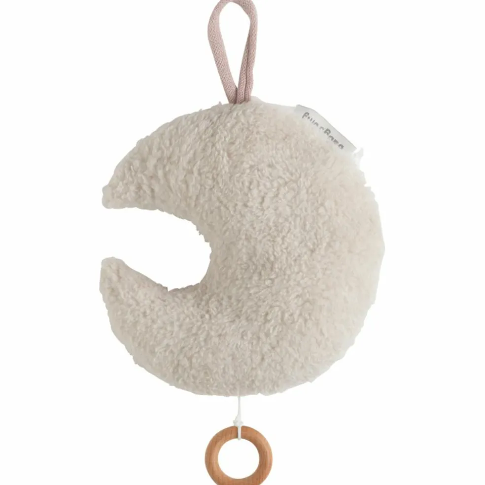 Lune musicale à suspendre Happiness Vieux Rose