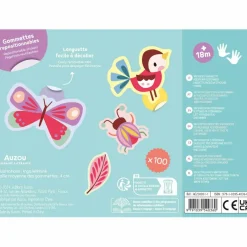 Ma pochette de 100 gommettes Les p'tites bêtes