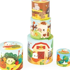 Ma première pyramide à empiler Ferme poule (6 pièces)