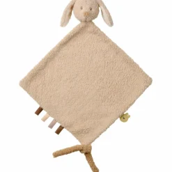 Maxi doudou attache sucette Teddy Lapin Beige