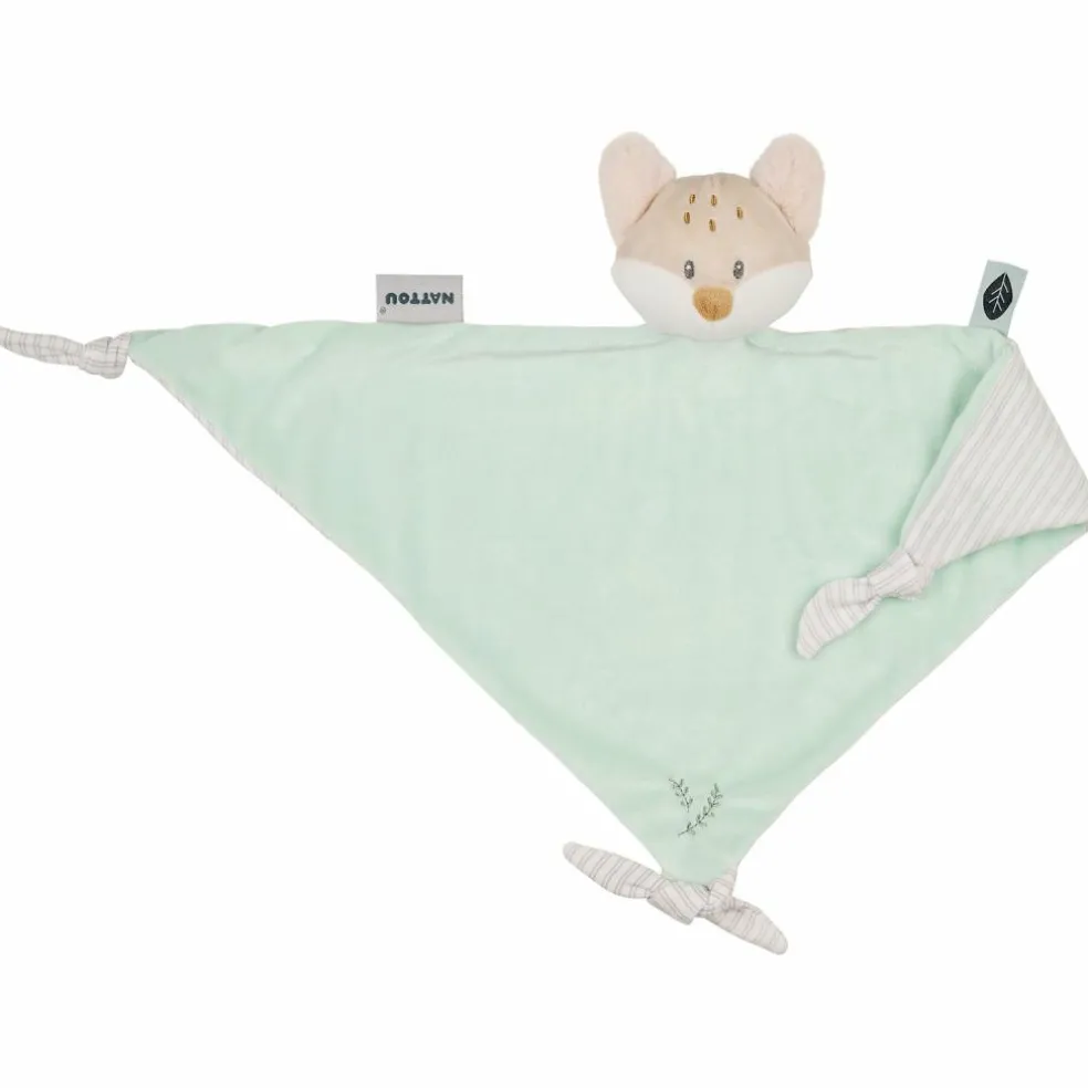 Maxi doudou attache sucette Flo le Renard (55 cm)