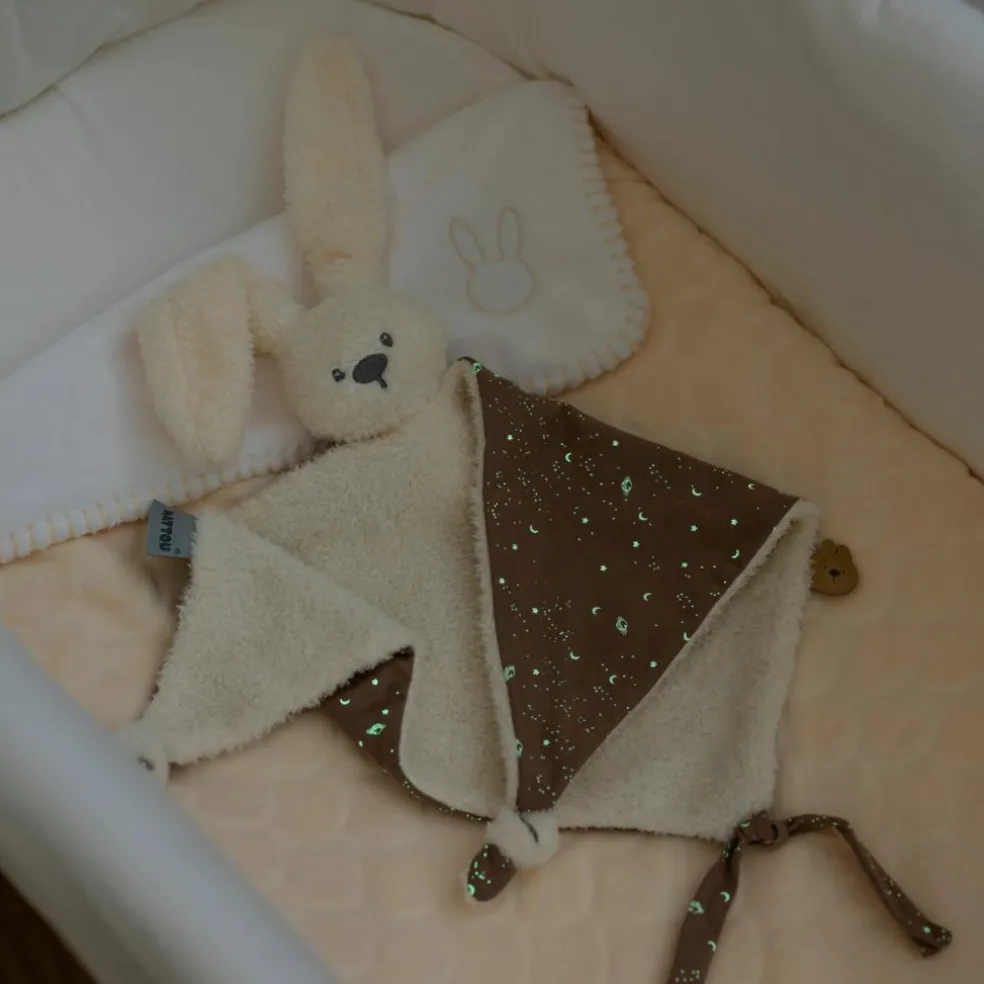 Maxi doudou Lapidou Glow phosphorescent Vanille